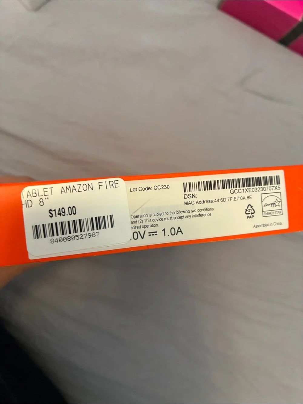 Amazon compact inch